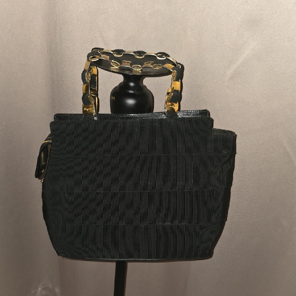 Salvatore Ferragamo Chain-Link Handle Bag